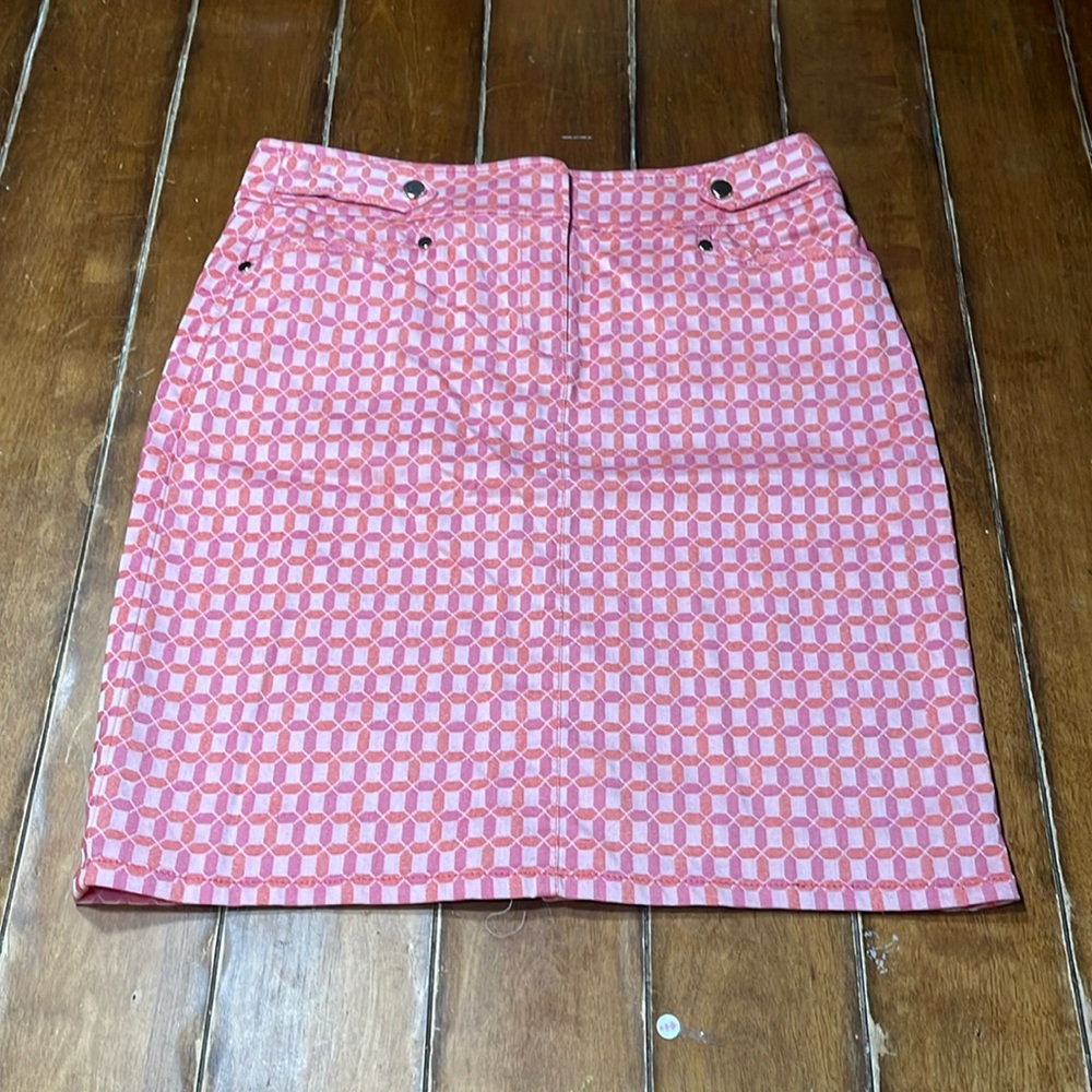 Etcetera Size 4 Women’s Skirt- Geometric Pattern-